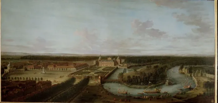 Framed Print : Royal Palace of Aranjuez, oil on canvas Framed Print : Royal Palace of Aranjuez, oil on canvas