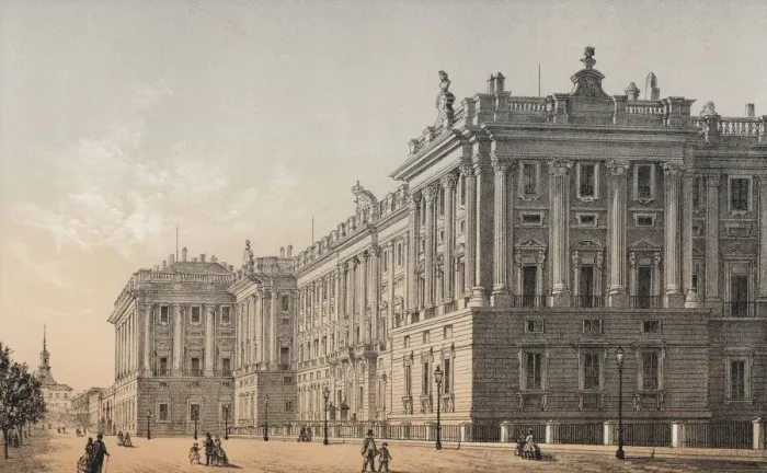 Framed Print : Royal Palace, also called East Palace, started by Philip V in 1738 and finished in 1755 Framed Print : Royal Palace, also called East Palace, started by Philip V in 1738 and finished in 1755