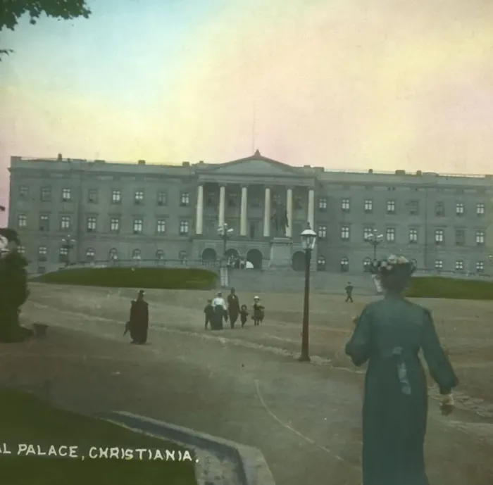 Framed Print : The Royal Palace, Christiania, (Oslo), Norway, late 19th-early 20th century. Creator Framed Print : The Royal Palace, Christiania, (Oslo), Norway, late 19th-early 20th century. Creator