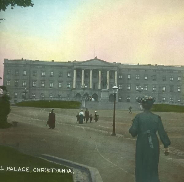 The Royal Palace, Christiania, (Oslo), Norway, late 19th-early 20th century. Creator