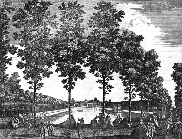 Framed Print : Royal Palace of Fontainebleau, France, 1750 Framed Print : Royal Palace of Fontainebleau, France, 1750