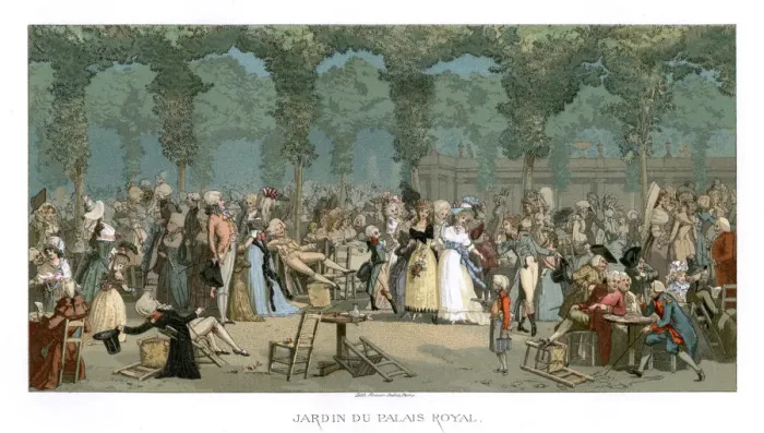 Framed Print : The Royal Palace Garden, (1885). Artist: Urrabieta Framed Print : The Royal Palace Garden, (1885). Artist: Urrabieta