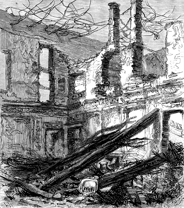 Framed Print : The Royal Palace of Laeken, Brussels, destroyed by fire: the Dining-Room, 1890. Creator: P Naumann Framed Print : The Royal Palace of Laeken, Brussels, destroyed by fire: the Dining-Room, 1890. Creator: P Naumann