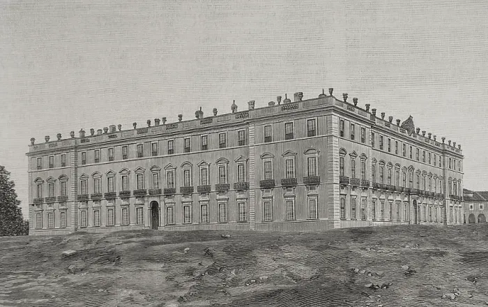 Framed Print : Royal Palace of Riofrio, La Losa, Segovia province, Spain, 1898. Creator: Unknown Framed Print : Royal Palace of Riofrio, La Losa, Segovia province, Spain, 1898. Creator: Unknown