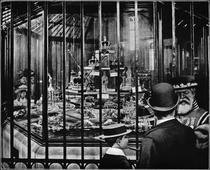 Framed Print : The Royal Regalia, Tower of London, c1903 (1903)