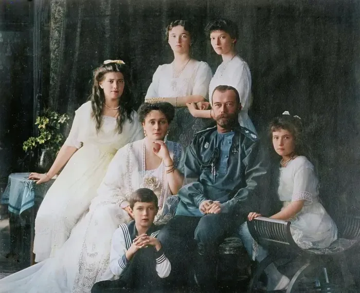 Framed Print : Royal Russian family, 1914. Creator: Bain News Service Framed Print : Royal Russian family, 1914. Creator: Bain News Service