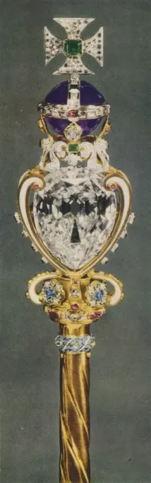 Framed Print : The Royal Sceptre with The Cross, 1937 Framed Print : The Royal Sceptre with The Cross, 1937