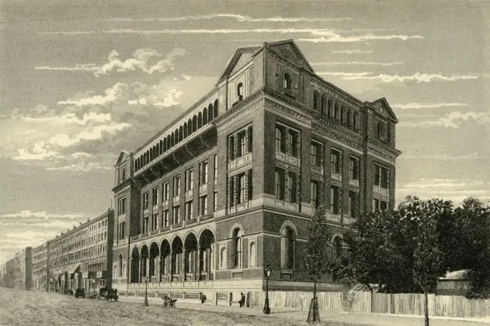 Framed Print : Royal School of Mines, South Kensington, c1876. Creator: Unknown Framed Print : Royal School of Mines, South Kensington, c1876. Creator: Unknown