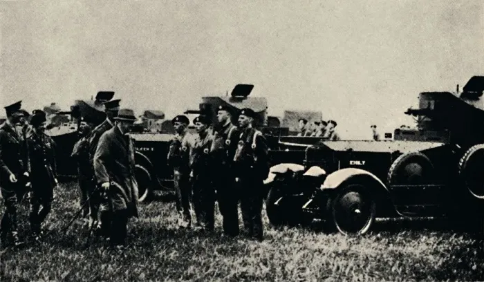 Framed Print : Royal Tank Regiment in Germany, 1918, (1945). Creator: Unknown Framed Print : Royal Tank Regiment in Germany, 1918, (1945). Creator: Unknown