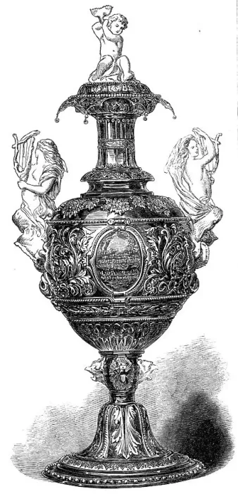 Framed Print : Royal Victoria Yacht-Club Regatta: the Commodore's Cup, 1864. Creator: Unknown Framed Print : Royal Victoria Yacht-Club Regatta: the Commodore's Cup, 1864. Creator: Unknown