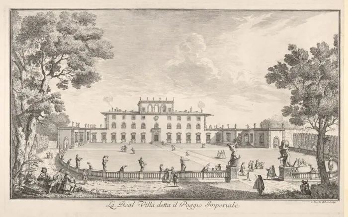 Framed Print : The Royal Villa called il Poggio Imperiale (La Real Villa detta il Poggio Imperiale) Framed Print : The Royal Villa called il Poggio Imperiale (La Real Villa detta il Poggio Imperiale)