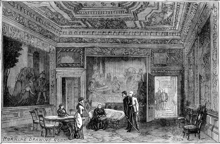 Framed Print : The Royal Visit to Edinburgh: Morning Drawing Room, Holyrood Palace, 1881. Creator: Unknown Framed Print : The Royal Visit to Edinburgh: Morning Drawing Room, Holyrood Palace, 1881. Creator: Unknown