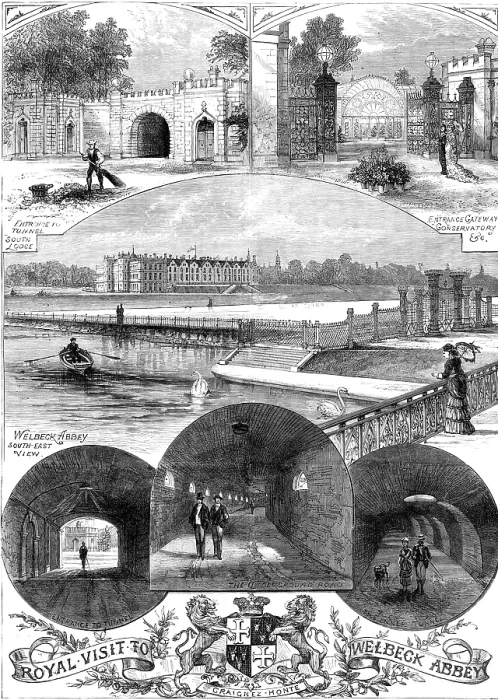 Framed Print : The Royal Visit to Welbeck Abbey, 1881. Creator: Unknown Framed Print : The Royal Visit to Welbeck Abbey, 1881. Creator: Unknown