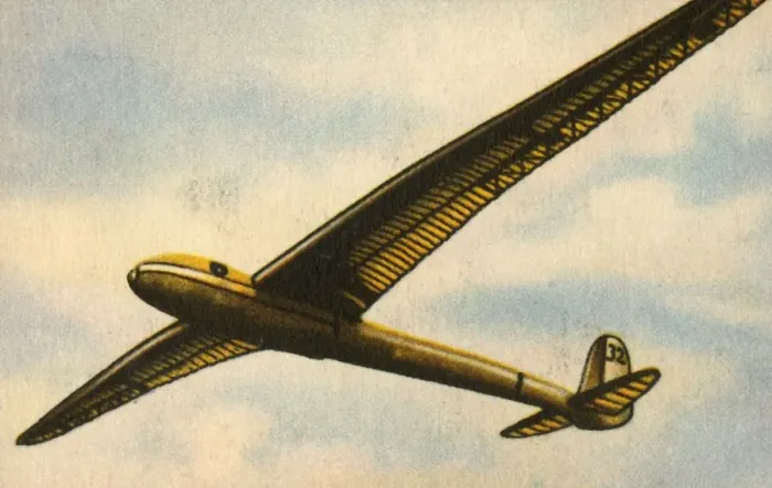 Framed Print : RRG Fafnir glider, 1930, (1932). Creator: Unknown Framed Print : RRG Fafnir glider, 1930, (1932). Creator: Unknown