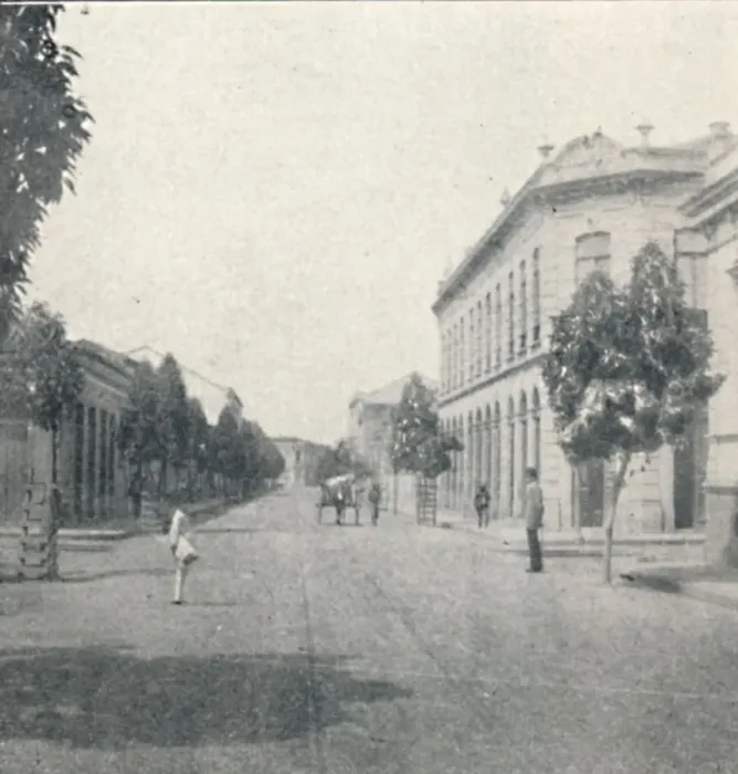 Framed Print : Rua da Aurora, 1895. Artist: Oscar Ernheim Framed Print : Rua da Aurora, 1895. Artist: Oscar Ernheim