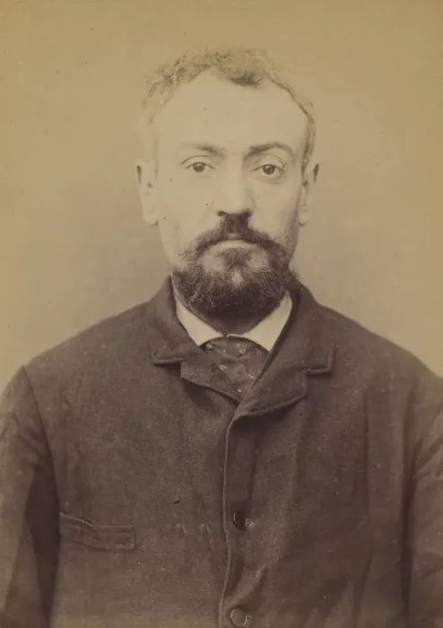 Framed Print : Ruaud. Jean-Baptiste. 35 ans, ne a Limoges le 28 / 7 / 58. Cordonnier. Anarchiste Framed Print : Ruaud. Jean-Baptiste. 35 ans, ne a Limoges le 28 / 7 / 58. Cordonnier. Anarchiste