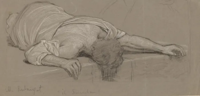 Framed Print : From the Rubaiyat, c. 1887. Creator: Elihu Vedder