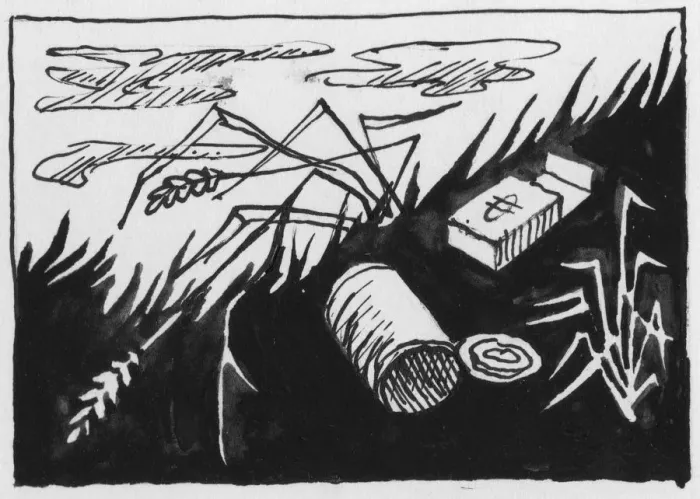 Framed Print : Rubbish, 1951. Creator: Shirley Markham Framed Print : Rubbish, 1951. Creator: Shirley Markham