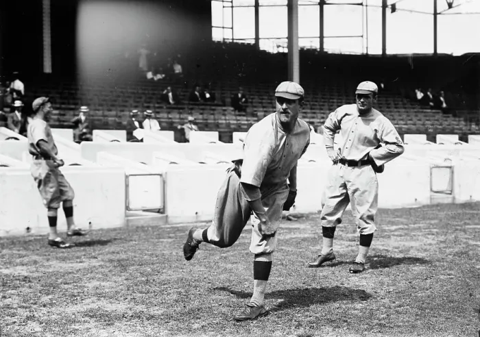 Framed Print : Rube Geyer & Jack Bliss, St. Louis NL (baseball), 1911. Creator: Bain News Service Framed Print : Rube Geyer & Jack Bliss, St. Louis NL (baseball), 1911. Creator: Bain News Service