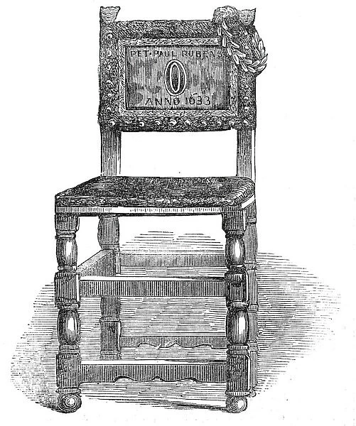 Rubens Chair, at Antwerp, 1845. Creator: Unknown