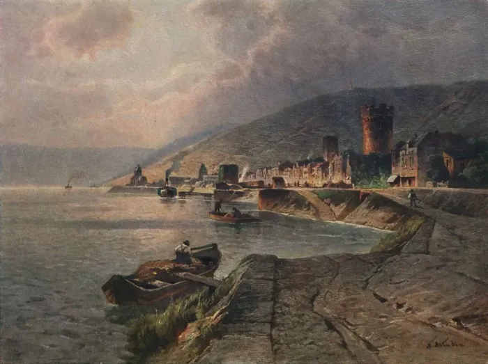 Framed Print : Rudesheim, 1923. Creator: Nikolai of Astudin