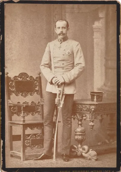 Framed Print : Rudolf, Crown Prince of Austria (1858-1889), 1888. Creator: Angerer, Victor (1839-1894) Framed Print : Rudolf, Crown Prince of Austria (1858-1889), 1888. Creator: Angerer, Victor (1839-1894)