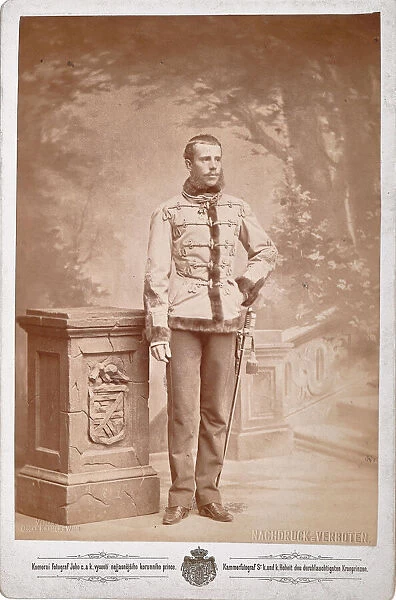 Rudolf, Crown Prince of Austria (1858-1889), ca 1880-1885. Creator: Photo studio C. K