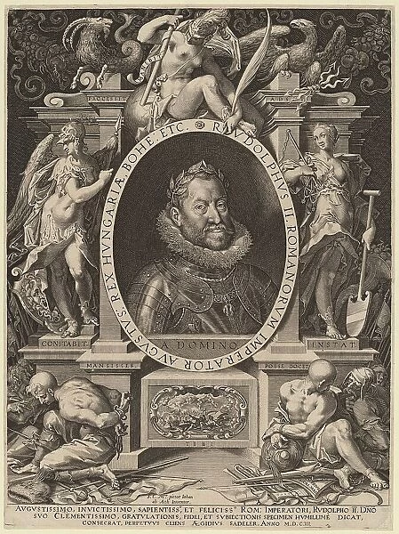 Rudolph II, 1603. Creator: Aegidius Sadeler II