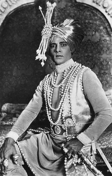 Rudolph Valentino (1895-1926) in The Young Rajah, 1922