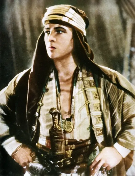 Framed Print : Rudolph Valentino in The Sheik, 1921, (1935). Creator: Unknown Framed Print : Rudolph Valentino in The Sheik, 1921, (1935). Creator: Unknown