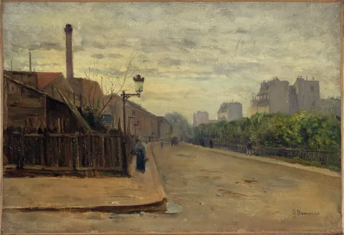 Framed Print : Rue Auguste-Cain, c1900. Creator: Germain Eugene Bonneton Framed Print : Rue Auguste-Cain, c1900. Creator: Germain Eugene Bonneton