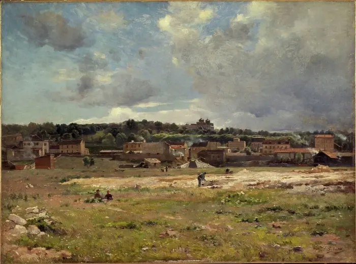 Framed Print : Rue Auguste-Lancon, Butte aux Cailles, 13th arrondissement, 1898. Creator: Unknown Framed Print : Rue Auguste-Lancon, Butte aux Cailles, 13th arrondissement, 1898. Creator: Unknown