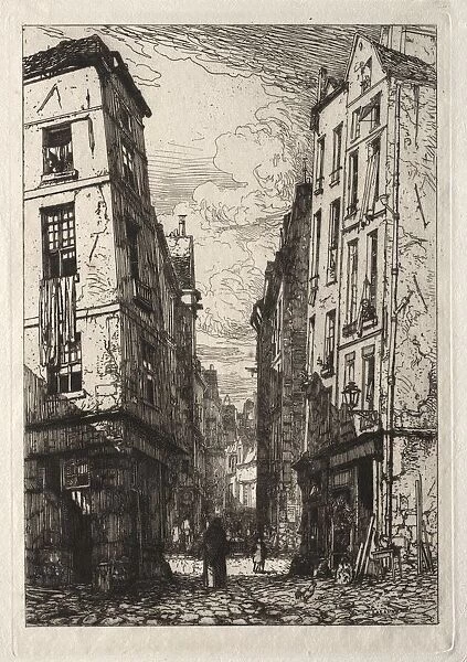 Rue des Marmousets. Creator: Maxime Lalanne (French, 1827-1886)