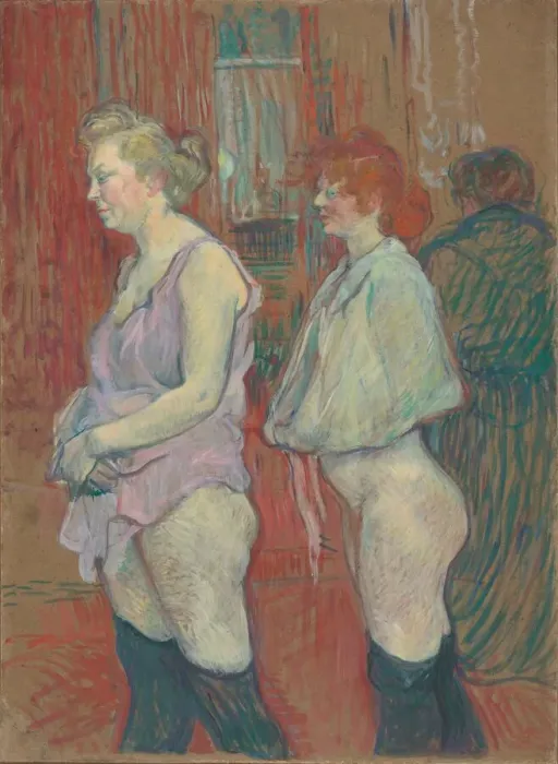 Framed Print : Rue des Moulins, 1894, 1894. Creator: Henri de Toulouse-Lautrec Framed Print : Rue des Moulins, 1894, 1894. Creator: Henri de Toulouse-Lautrec
