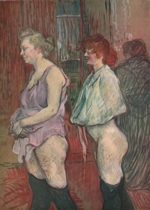 Framed Print : Rue des Moulins, 1894, (1952). Creator: Henri de Toulouse-Lautrec Framed Print : Rue des Moulins, 1894, (1952). Creator: Henri de Toulouse-Lautrec