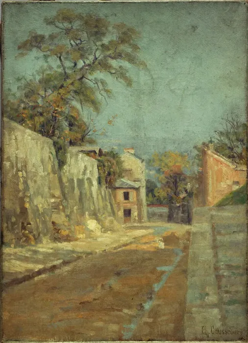 Framed Print : Rue des Saules in Montmartre, c1895. Creator: Charles Jean Coussediere Framed Print : Rue des Saules in Montmartre, c1895. Creator: Charles Jean Coussediere