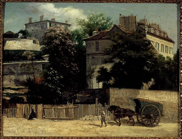 Rue d'Orchampt in Montmartre, 1864. Creator: Napoleon Joseph Bellardel