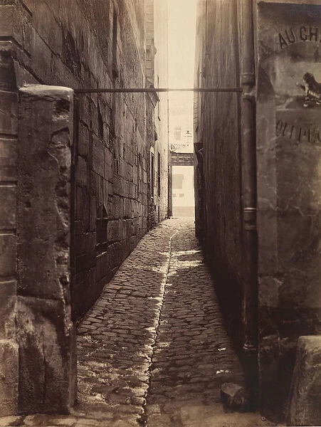 Rue du Chat-qui-Peche (from the Rue de la Huchette), ca. 1868