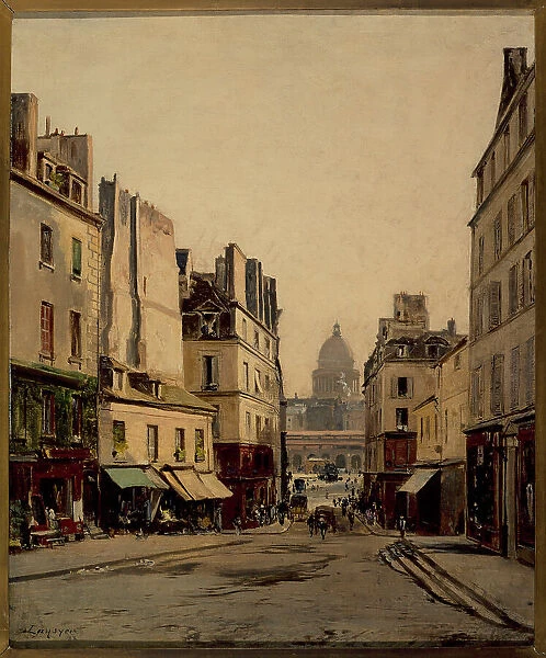 Rue du Haut-Pavé, in 1888, 1888. Creator: Emmanuel Lansyer