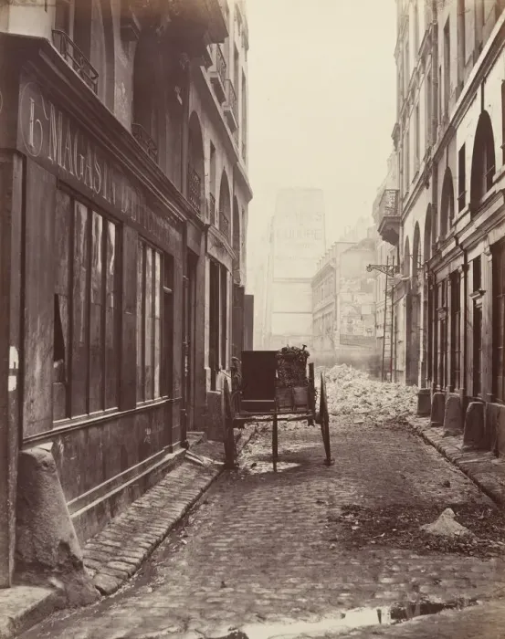 Framed Print : Rue Estienne, de la rue Boucher, 1862-65. Creator: Charles Marville Framed Print : Rue Estienne, de la rue Boucher, 1862-65. Creator: Charles Marville