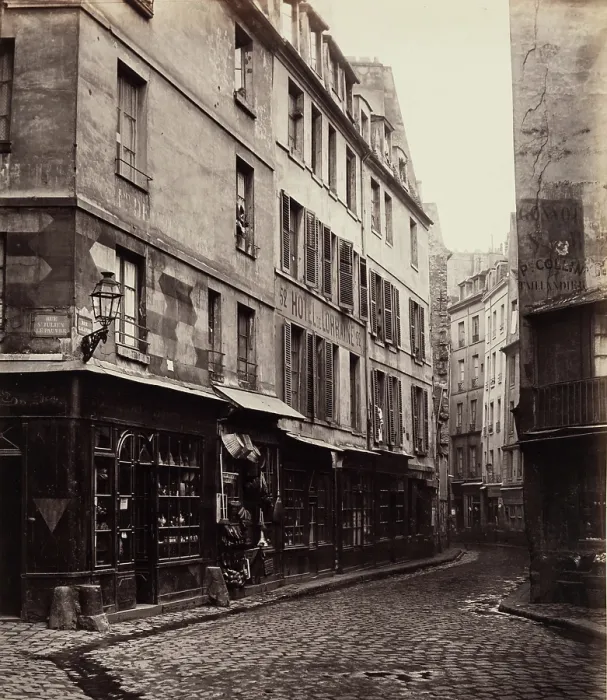 Framed Print : Rue Galande, between 1865 and 1869. Creator: Charles Marville Framed Print : Rue Galande, between 1865 and 1869. Creator: Charles Marville