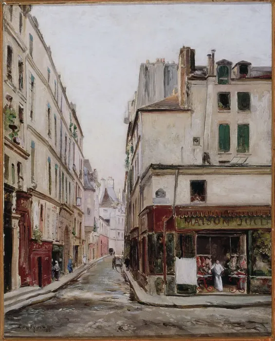 Framed Print : Rue Hautefeuille, 1886. Creator: Unknown Framed Print : Rue Hautefeuille, 1886. Creator: Unknown