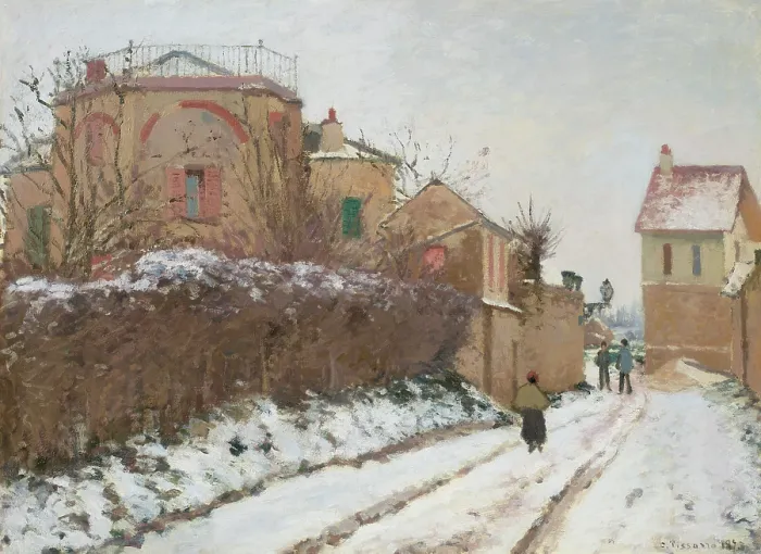 Framed Print : Rue de la Citadelle, Pontoise, 1873. Creator: Pissarro, Camille (1830-1903) Framed Print : Rue de la Citadelle, Pontoise, 1873. Creator: Pissarro, Camille (1830-1903)