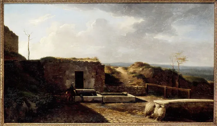 Framed Print : Rue de L'Aubreuvoir, Montmartre, around 1840. Creator: Unknown Framed Print : Rue de L'Aubreuvoir, Montmartre, around 1840. Creator: Unknown