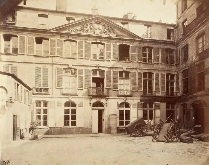 Framed Print : Rue De Montmorency (4052), France, c1900s. Creator: Eugene Atget Framed Print : Rue De Montmorency (4052), France, c1900s. Creator: Eugene Atget