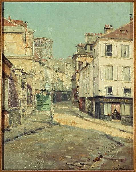 Rue Norvins in Montmartre, c1899. Creator: Charles Jean Coussediere