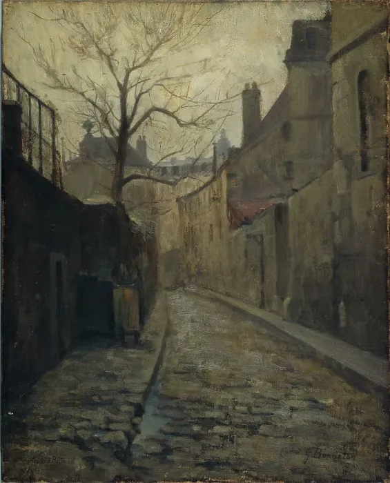 Framed Print : Rue Rataud, c1900. Creator: Germain Eugene Bonneton Framed Print : Rue Rataud, c1900. Creator: Germain Eugene Bonneton