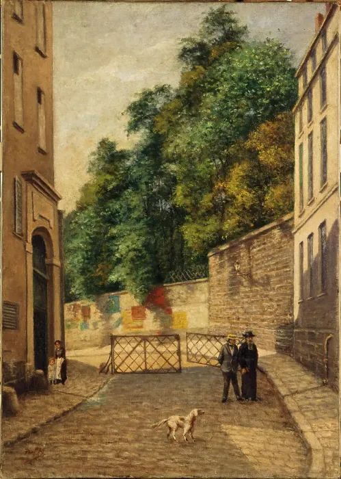 Framed Print : Rue Rataud, c1900. Creator: Paul Martelliere Framed Print : Rue Rataud, c1900. Creator: Paul Martelliere