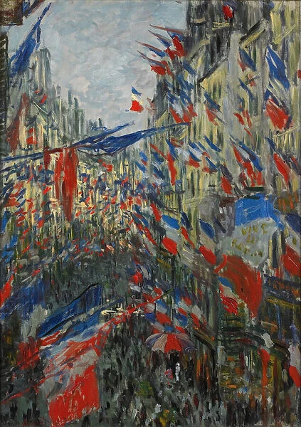 Rue Saint-Denis, fete du 30 juin 1878, 1878. Creator: Monet, Claude (1840-1926)