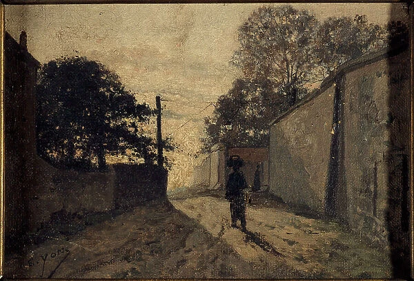 Rue Saint-Vincent in Montmartre, c1865. Creator: Edmond Charles Joseph Yon